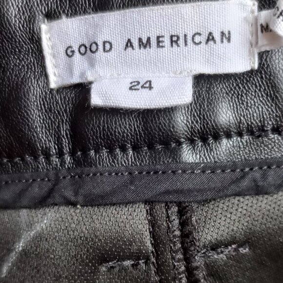 GOOD AMERICAN faux leather pants - Picture 7 of 9
